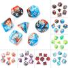 D12 D20 Playing Games for RPG Dungeons Mixed Color Dice Polyhedral Dice Acrylic Dice Double-Colors