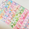Korean Popular Cute Cartoon Bear Sticker Laser Hot Silver Sticker Gooka DIY Decorative Material