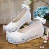 Maogu Embroidered Increase Inner Height Shoe Woman Flats Women 2024 Women's Trend Chinese Style Pumps Ancient Style Hanfu Shoes