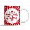 Mug - Noël Stéphanie Rouge - Ceramic - Printed Front/Back - 325 Ml