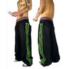 Claw Triple Stripe Fluorescence Sweatpants Y2K Streetwear Hip Hop Personality Glow Casual Pants Cotton Drawstring Joggers