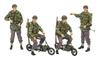 Tamiya Military Miniature Series British Army Airborne Corps Small Motorcycle Series Set Plastic Model 35337 1/35 No.337