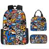 Class Garden Cartoon Primary and Secondary School School Bag Children's Backpack Backpack Three-piece Set