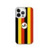 Coque iPhone - iPhone 13 Pro - Drapeau Ouganda - Souple - Multicolore - Verticale