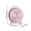 Desk Fan Air Cooling Decor Versatile Modern Lightweight Portable Personal Tabletop for Office
