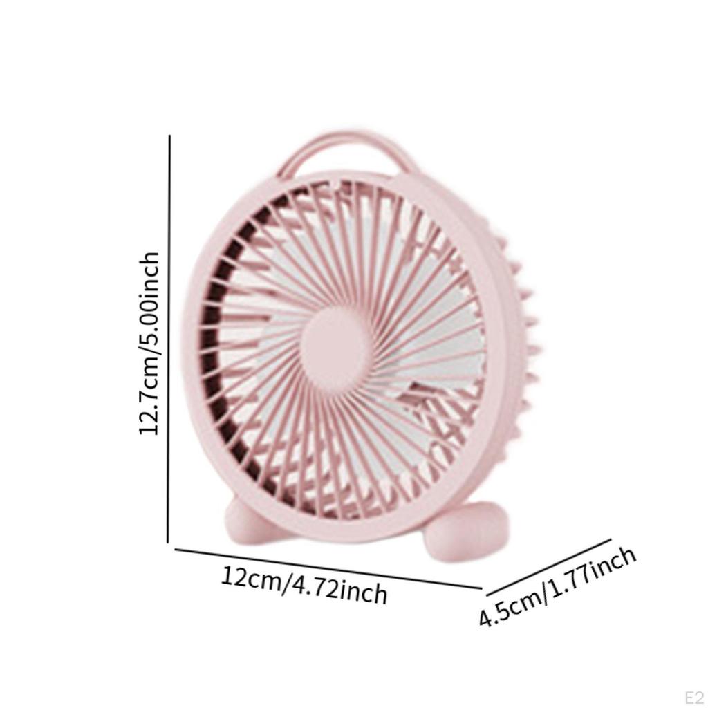 Desk Fan Air Cooling Decor Versatile Modern Lightweight Portable Personal Tabletop for Office