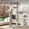 Compact Cross-Border Cat Climbing Frame: Large Cat Tree with Integrated Cat Nest, Space-Saving Design, Foreign Style