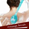 Skin Cleaning Long Handled Scrubber Massager Body Back Brush Bath Shower