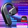 New T50 Wireless Bluetooth Ear-Hook Headset: Open Design, Large Battery, Ideal for Business, Driving & Running