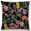 Latest Gorgeous Floral Night Forest Garden Print Throw Pillow Case Home Decor Cushion Covers / Cushion Cover Hogar