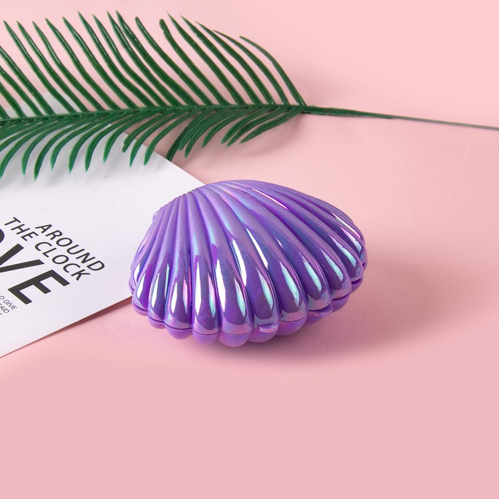 5pcs Shell-Shaped Plastic Candy Boxes - Perfect for Baby Showers, Weddings, Mermaid Birthday Parties, and Favors