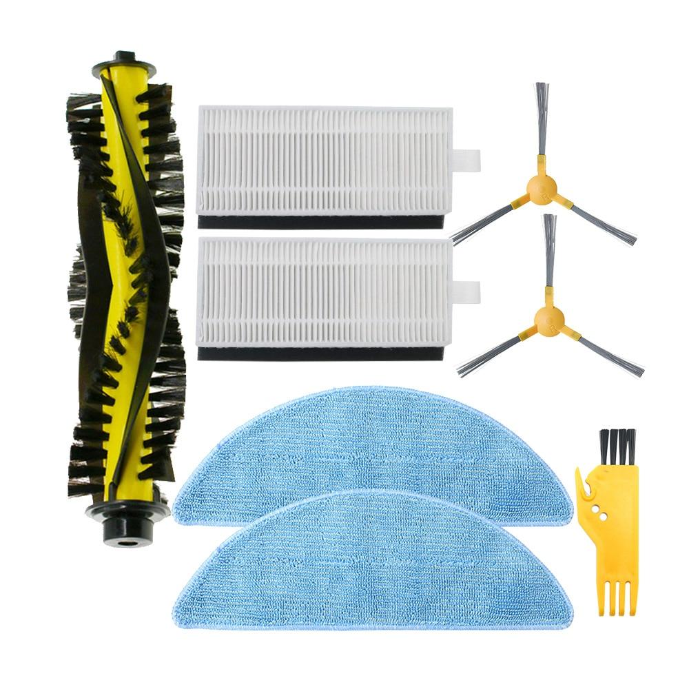Side Brush Hepa Filter Mop Cloths Roller Brush for Neatsvor X500 X600 Robot Vacuum Cleaner Accessories Roller Brush for Neatsvor