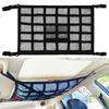 Car Roof Storage Organizer Automotive Ceiling Cargo Net Pocket Mesh Car Camping Accessories Storage Bag Roof Tent
