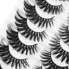 Tools Wispies Fluffy Long Natural Eye Lash Extension 3D Mink False Eyelashes Full Volume Thick