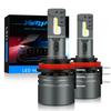 2Pcs Canbus H15 LED With DRL and High Beam Headlight 12V Car Lamps 6000K Super White Turbo H15 Daylight Bulb 20000LM