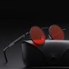 Classic Punk Sunglasses Women Anti-reflective Mirror Round Metal Sun Glasses Vintage Men Non Polarized Glasses