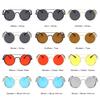 SHAUNA Retro Metal Punk Sunglasses Round Women Gothic Spring Steampunk Shades Men UV400