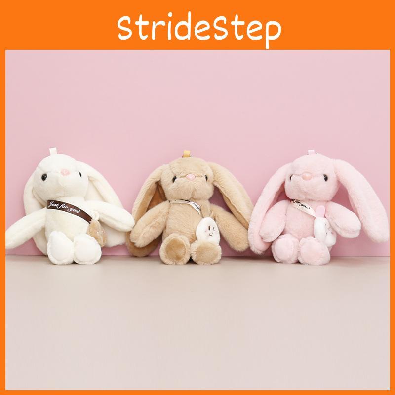 Eared Long Cute Bunny Plush Toy Adorable Cartoon Keychain Charm Perfect Gift