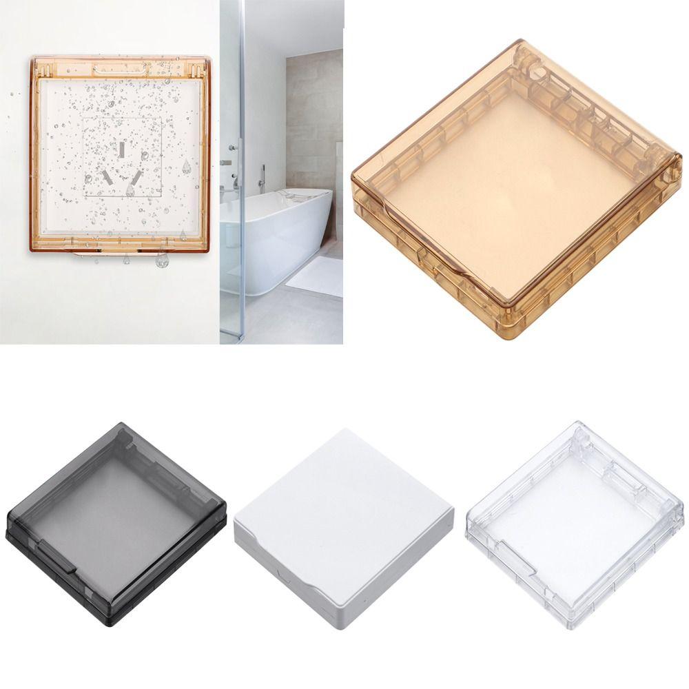Wall-mounted Switch Protective Cover Self-Adhesive Electric Plug Cover Splash-Proof Box  Wall