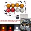 8Pcs Led Tail Lights Amber Front Indicator Light Side Lights Led Complete Upgrade Kit For Land Rover Defender 1990-2016