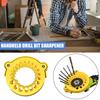 1/2Pcs Handheld Drill Bit Sharpeners Angle Grinder Universal Easy To Use Precision Power Drill Bit Sharpening Attachment Tools