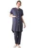 Fairy Maternity Pajamas with Front Can Be Used for a Long Time After Giving Waffle Short Sleeve Pants Maternity Maternity Hospital Loose Navy