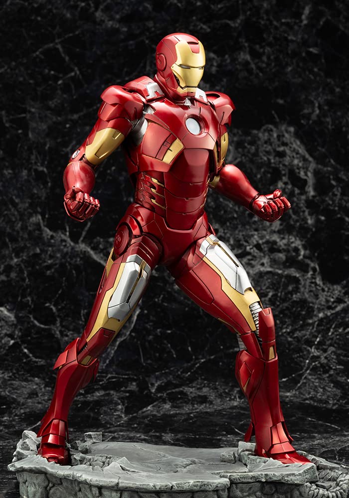 ARTFX Avengers Iron Man Mark 7 Scale PVC Painted Simple Assembly Figure MK313 -AVENGERS- 1/6