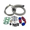 - T3 T4 T3/T4 T70 T66 TO4E Oil Feed Line Oil Line Oil Line Kit Blue and Red -TOL21