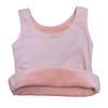 Winter Women Thermal Vest Seamless Plush Fast Temperature Lock Round Neck Slim Fit Elastic