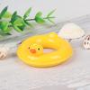 1:6 1:12 Dollhouse Miniature Yellow Duck Life Swim Ring For Doll Dollhouse Decor