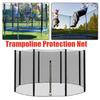 2.44m Trampoline Enclosure Net Fence Replacement Durable Safety Mesh Net 8 Feet