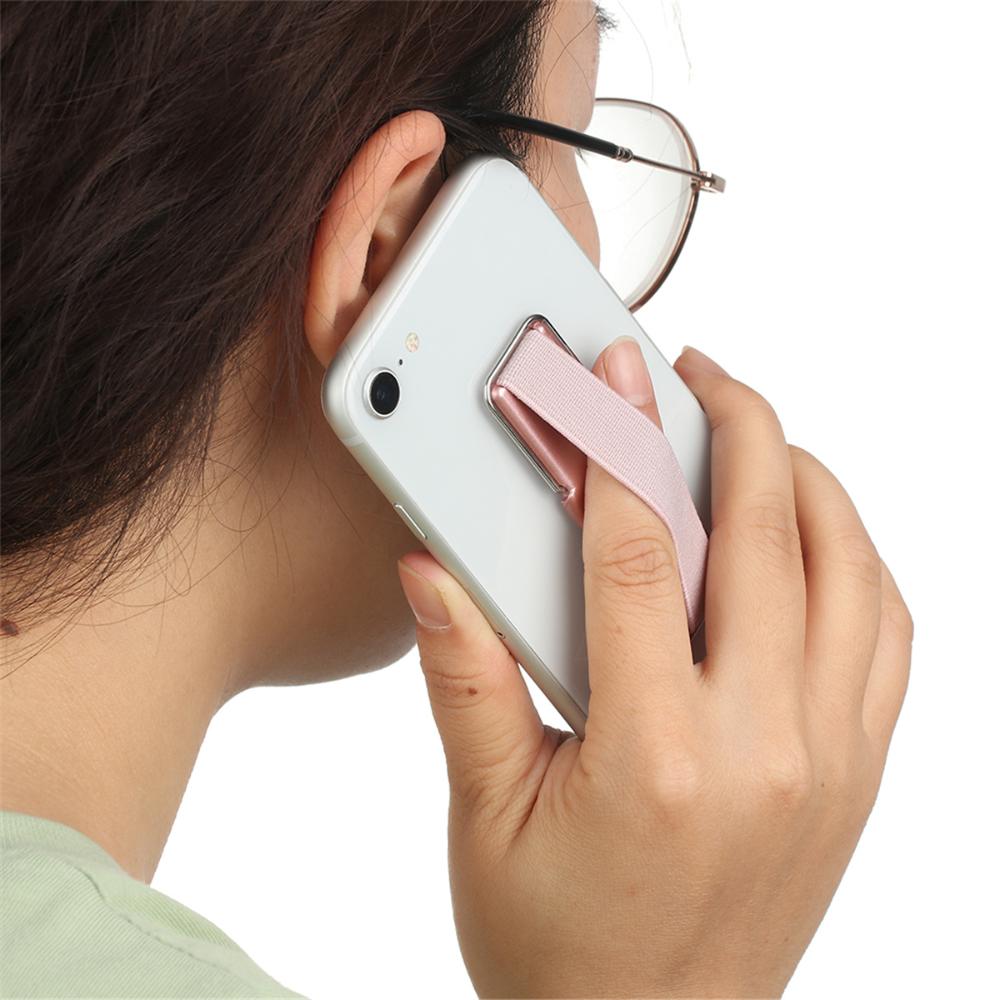 Elastic With Stand iPhone iPad Tablet Cell Phone Grip Finger Grip Finger Strap Phone Holder