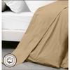 Flat Sheet - Taupe - 240x300 Cm - 100% Cotton - Machine Washable - 2 People