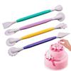 NEW 4pcs Fondant Cake Decorating Modelling Tools Flower Decoration Pen Pastry Carving Cutter Baking Craft Sugar Mold