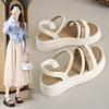 Soft-soled Summer Outer Women's Shoes with 2025 Thick-soled New Fashion Sandals Women