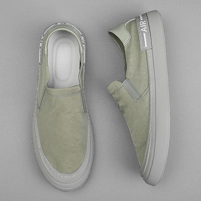 2024 Summer Men Sneakers Light Ice Silk Cloth Casual Shoes Men Breathable Walking Flat Shoes Man Loafers Zapatillas Hombre