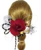 Made In Japan Artificial Flower Hair Flower Hair for Graduation Ceremonies Compatible with Japanese Wedding Compatible with All Updo Hair Japanese