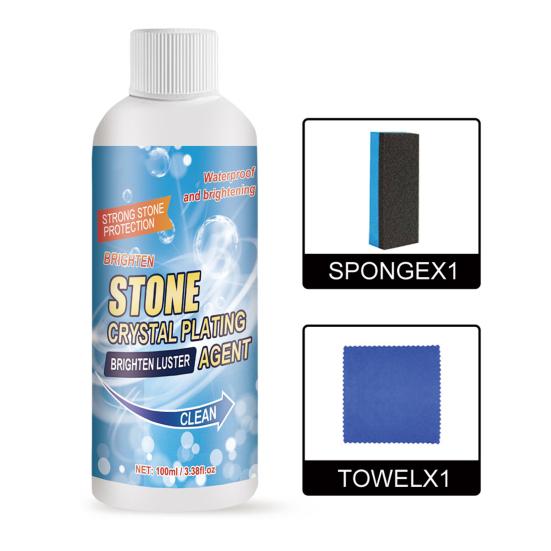 Stone Crystal-Plating Agent Stone Surfaces Stain-Resistant Waterproof Detergent PH-balanced Oil-resistant Stone Cleaner