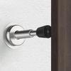 Adjustable Door Stopper, Stainless Steel Door Stop with Rubber Bufferr, Hydraulic Heavy Duty Door Holder Doorstops