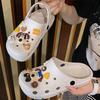 Dog Slippers Female Summer Wear Bag Head Cute Cartoon Cool Slippers Male Indoor Non-slip Hole Shoes Female