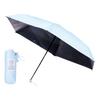Kowaza Folding Manual Light Heat UV Sun and Rain Easy Solid Easy To 50cm Pale for Men and Featuring Mio Ambassador Umbrella, Open, 100% Blocking,