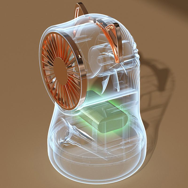 Misting Desk Fan Fortune Cat Shape Multifunction Nano Spray 3 Speeds Small Cooling Misting Fan for