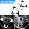 Car Steering Wheel Cover Trim Sticker for Volkswagen VW Golf 7 GTI MK7 POLO 2014 2015 Jetta MK6 2015 2016 Interior Accessories