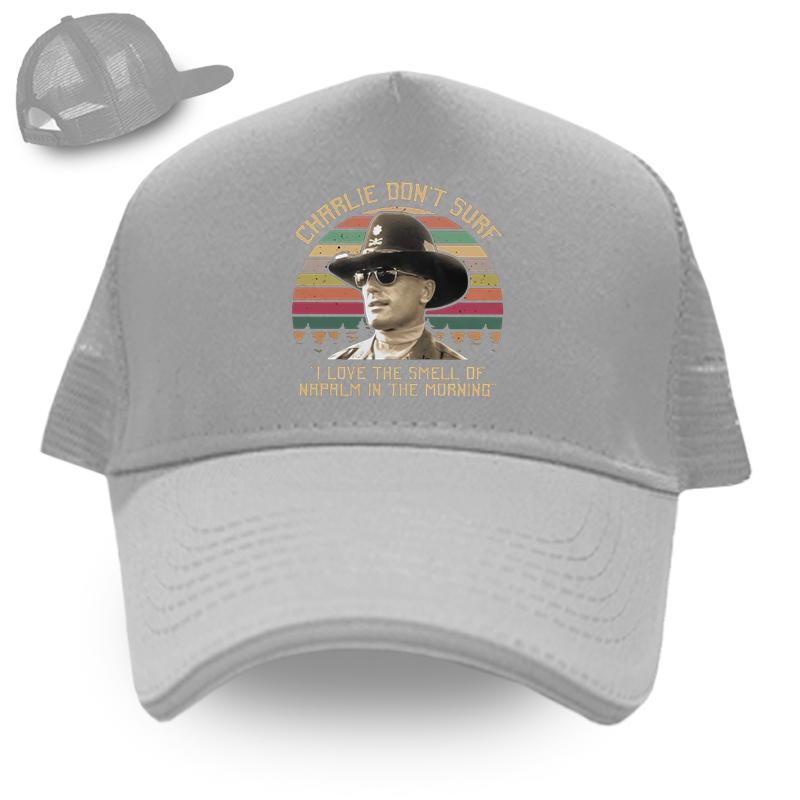 Vintage Apocalypse Now Charlie Don't Surf Baseball Cap Film I Love The Smell Of Napalm In The Morning Unisex Women Caps Hip Hop Hat