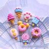 Pink DIY Resin Jewelry Accessories: Ice Cream, Lollipop, Donut, Water Cup, Jewelry Box Patches.