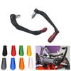 Motorcycle Handlebar Brake Clutch Levers Protector Guard Handle Bar Moto Parts Bike Universal CNC Aluminum + ABS Plastic