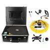Drain Camera 9in LCD Display Video Meter Pipe Camera Industrial Endoscope Sewer Pipe Detector