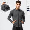 Men's Quick-Dry Long Sleeve Sports Hoodie for Running & Training - Autumn/Winter
