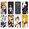 Black Tpu Case For Xiaomi Redmi 7A 8 8A 9 9A 9C Case Redmi Note 8T 8 Pro T Note 9 9S 9 Pro Case Haikyuu Bokuto Koutarou