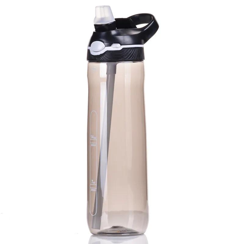 750ml/1000ml Tritan Material Water Bottle With Straw Eco-Friendly Durable Gym Fitness Outdoor Sport Shaker Drink Bottle
